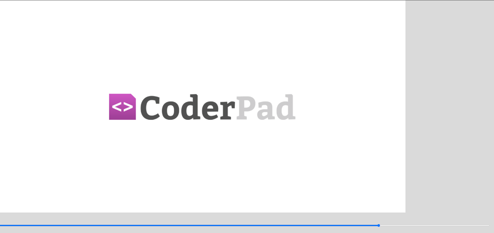 The CoderPad logo with a hue-rotate effect applied